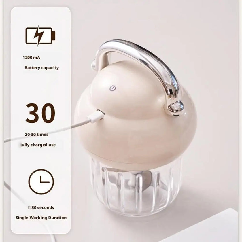 ChopMate™ Pro 2.0 — Cordless Mini Food Processor (USB Rechargeable, Dishwasher-Safe)